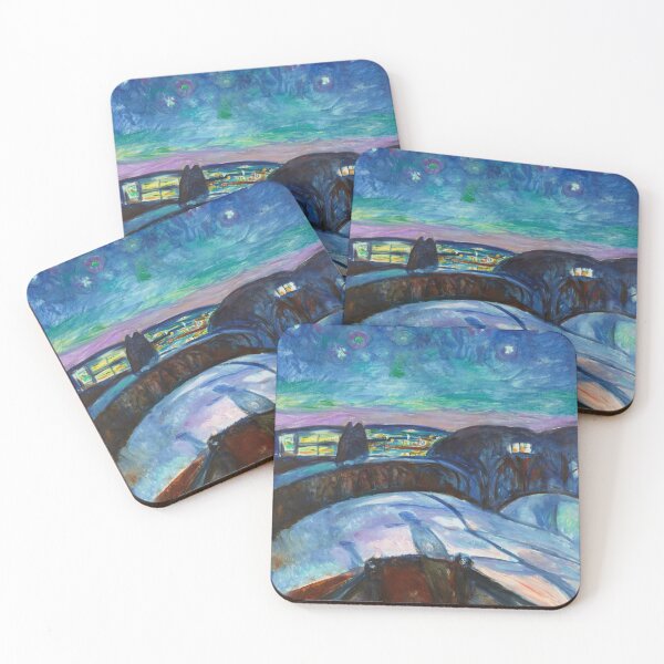 Item preview, Edvard Munch - Starry Night designed and sold by Onodera.