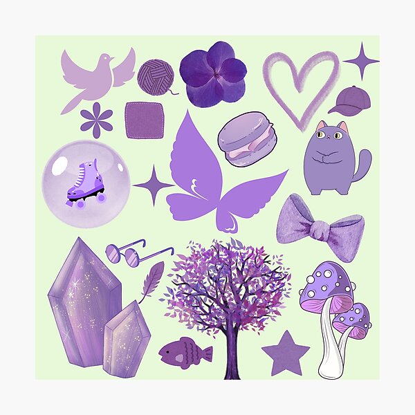 Item preview, Purple Treasures For The Purple Fanatic designed and sold by MIMI Designs.
