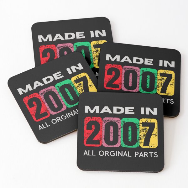 Item preview, Made in 2007 - Vintage Retro Design | Unique Anniversary & Birthday Gifts designed and sold by Psycho-Crazy.