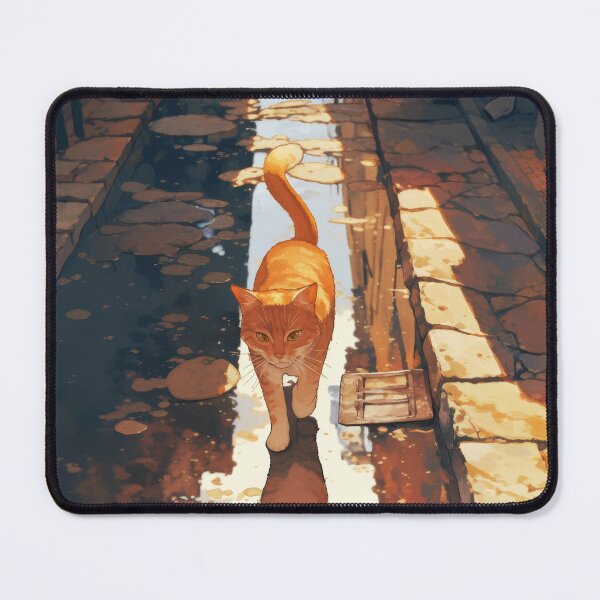 Item preview, Theodore in Alleyway - Serene Sunlit Reflection designed and sold by The Deep Studio.