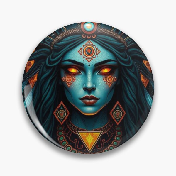 Item preview, Hecate Cyberpunk Illuminated Ancient Art  designed and sold by Creativity Meets Healing.