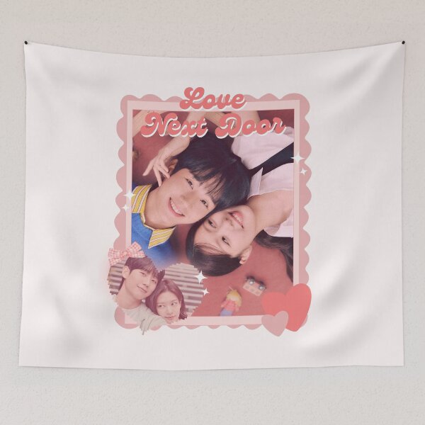Item preview, Love Next Door (2024) Korean Drama Actor Pink Collage Scrapbook Collage Cozy Y2K designed and sold by HELL0WBELLO.