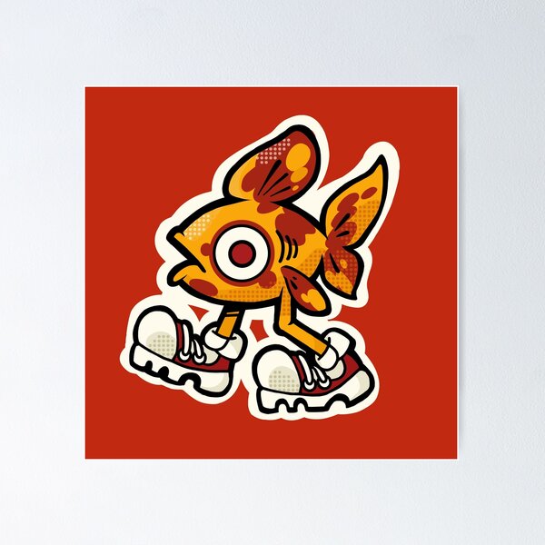 Item preview, Walking Fish designed and sold by Micki-Lassandro.