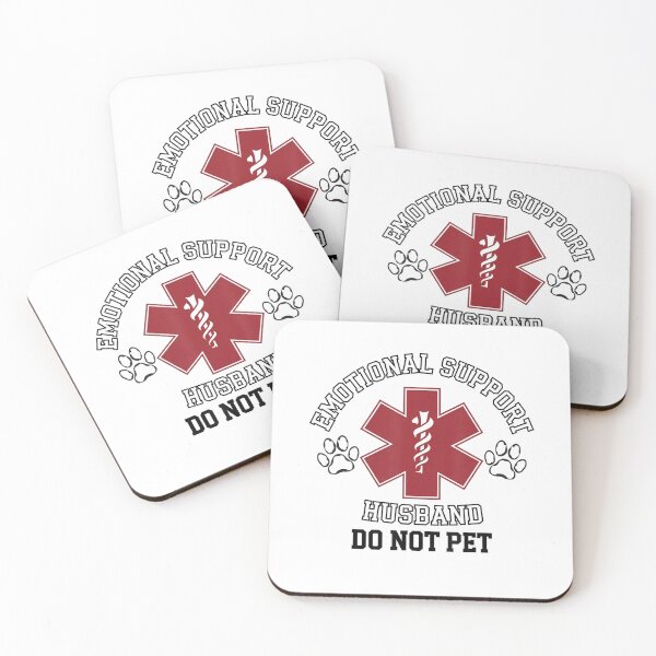 Item preview, Emotional Support Husband Do Not Pet Funny Father's Day 2025 designed and sold by FantasyFablesC.