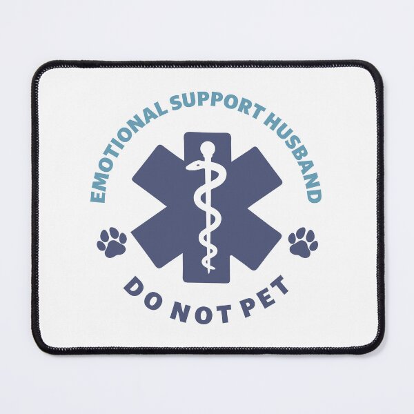 Item preview, Emotional Support Husband Funny EMS Paramedic Supportive Spouse Humor Apparel designed and sold by MotivaChic.