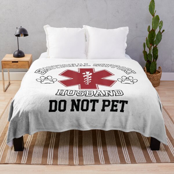 Item preview, Emotional Support Husband Do Not Pet Funny Father's Day 2025 designed and sold by FantasyFablesC.