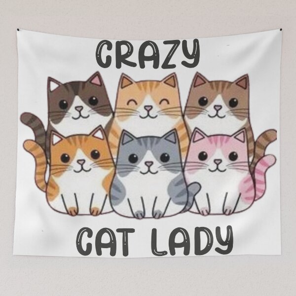 Item preview, Crazy Cat Lady designed and sold by MonVerSer.