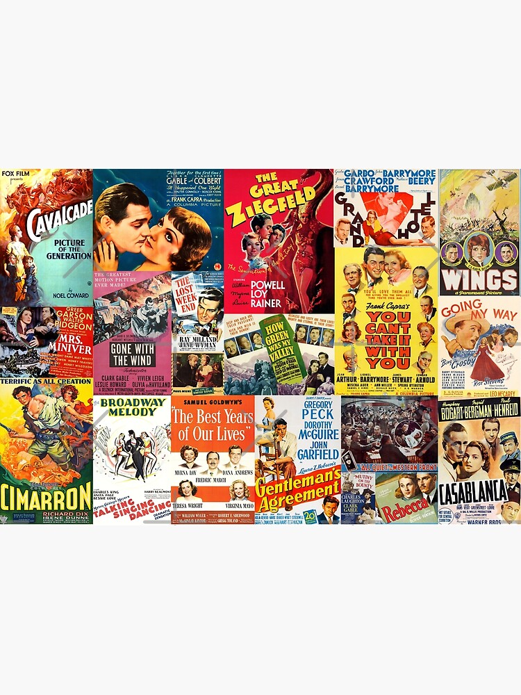 Thumbnail 2 of 2, Jigsaw Puzzle, Classic movie posters from first 20 best picture winners designed and sold by alcglobalmedia.