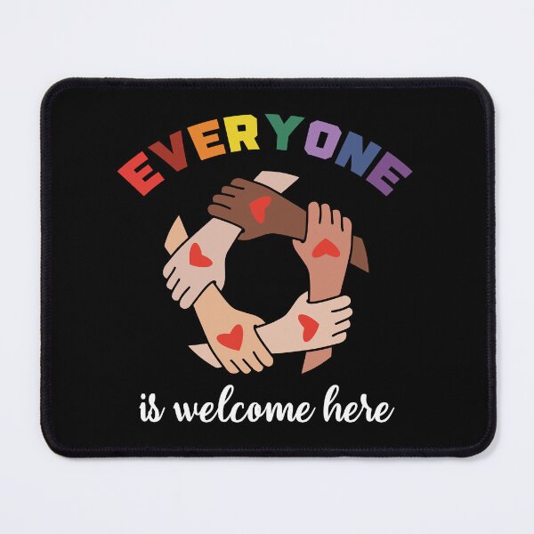 Item preview, Everyone Is Welcome Here Diversity Inclusion Design designed and sold by MotivaChic.