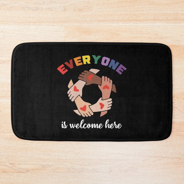 Item preview, Everyone Is Welcome Here Diversity Inclusion Design designed and sold by MotivaChic.