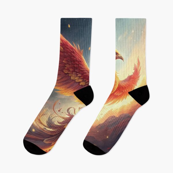 Item preview, Majestic Phoenix Bird illustration,Golden Phoenix,Mythical Firebird designed and sold by Jimy11.