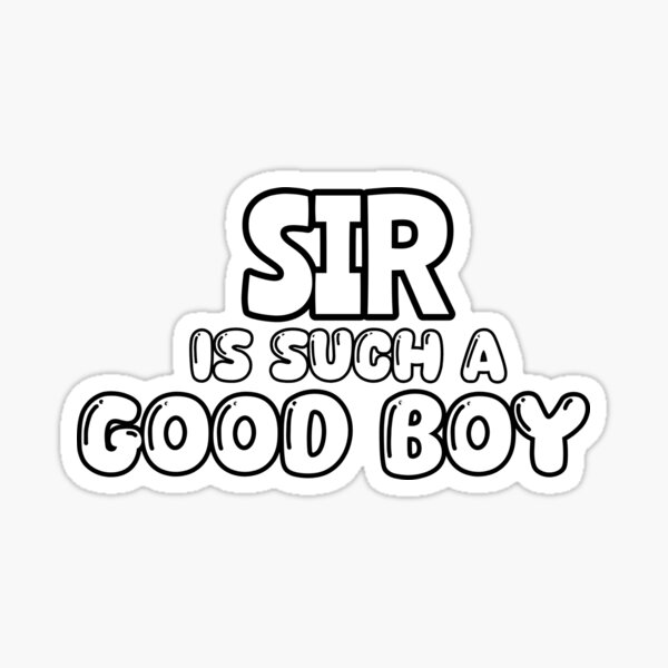 Item preview, Sir - Good Boy designed and sold by MillieLissow.