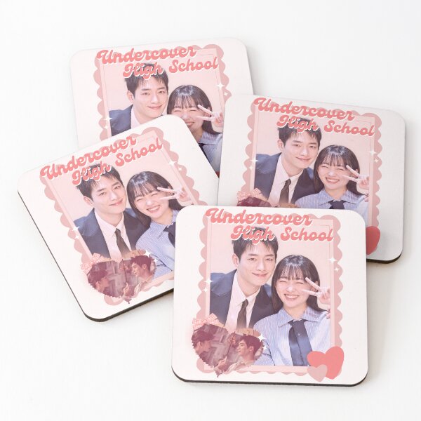 Item preview, Undercover High School (2025) Korean Drama Actor Pink Collage Scrapbook Collage Cozy Y2K designed and sold by HELL0WBELLO.