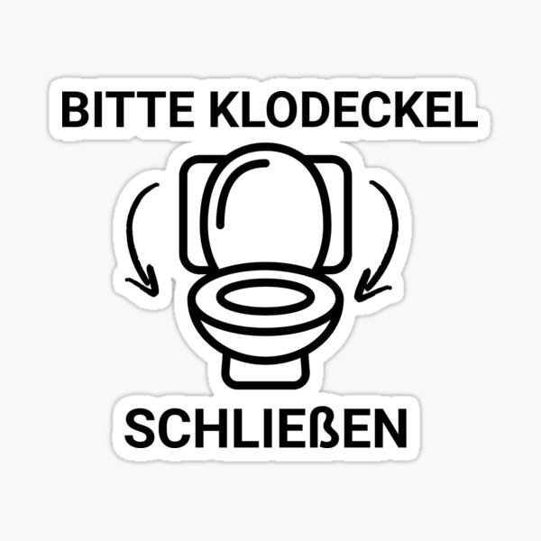 Item preview, Please close the toilet lid sticker decal notice toilet designed and sold by LayersDesign.