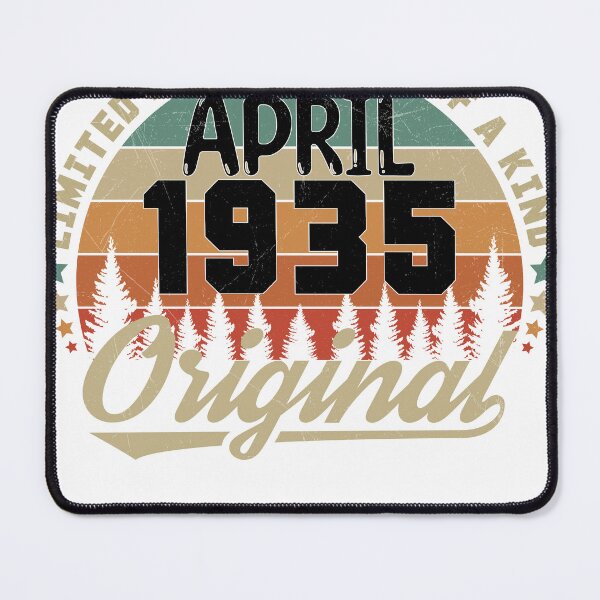 Item preview, Limited Edition April 1935 Vintage Birthday Gift - Retro Sunset Design designed and sold by zoriginality.