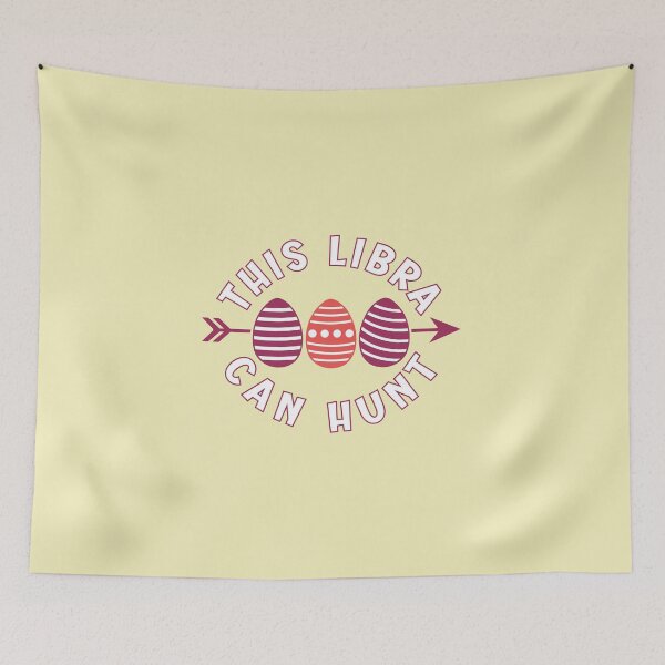Item preview, This Libra can hunt - Easter greetings for astrology lovers designed and sold by mariya-ivanova.