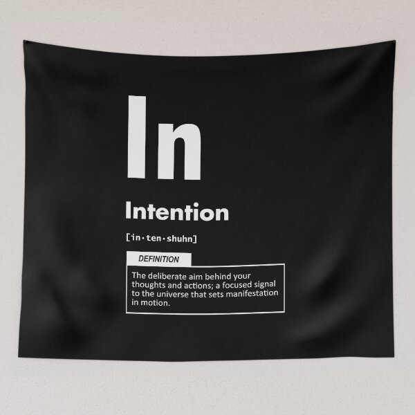 Item preview, Intention – Law of Attraction Manifestation Mindset designed and sold by chantastical.
