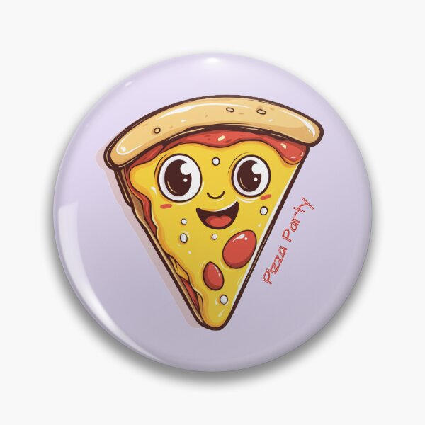 Item preview, Pizza with Eyes - Cute Kawaii Sticker, Funny Pizza Party T-Shirt designed and sold by Zentuary.