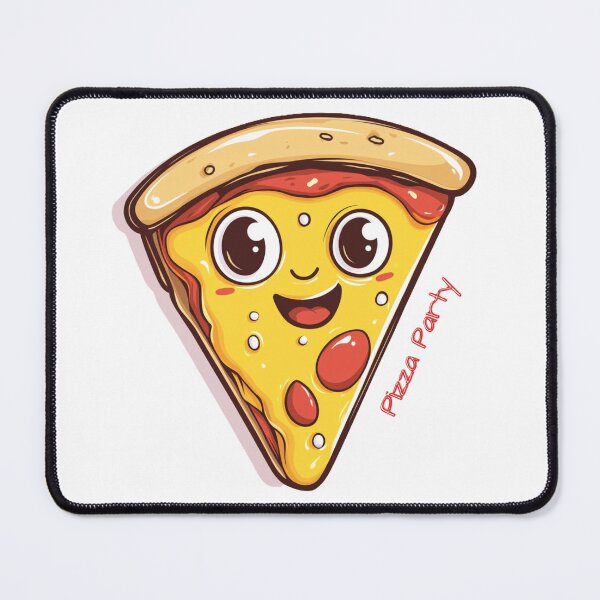 Item preview, Pizza with Eyes - Cute Kawaii Sticker, Funny Pizza Party T-Shirt designed and sold by Zentuary.