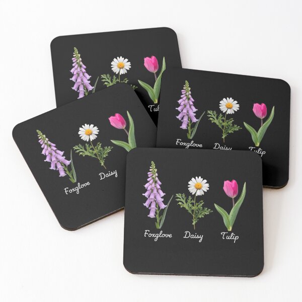 Item preview, Foxglove Daisy Tulip Floral Retro designed and sold by lidanmasi.