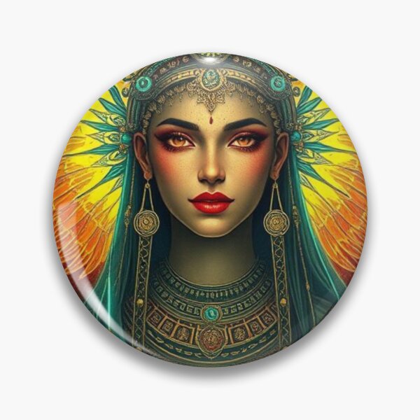 Item preview, Futuristic Egyptian Goddess Isis - Cyberpunk Ancient World designed and sold by Creativity Meets Healing.