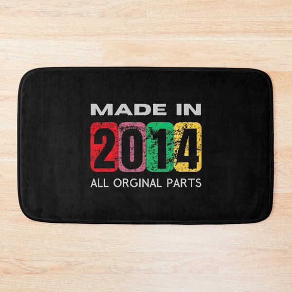 Item preview, Made in 2014 - Original Parts | Retro Birthday Gift for Nostalgic Souls designed and sold by Psycho-Crazy.