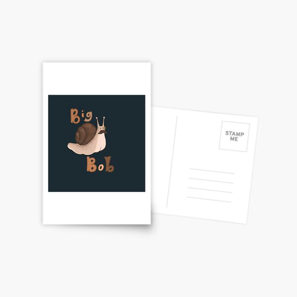 Vista previa del artículo con la obra «Big Bob el Caracol», diseñado y vendido por SpiderDoodles.