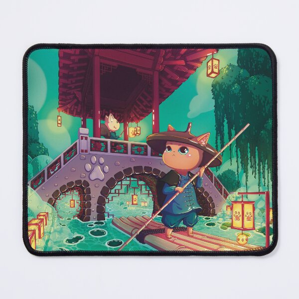 Item preview, Magic and Tradition – An Adventurous Cat Under Asian Lanterns designed and sold by --Myia--.