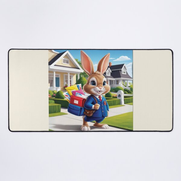 Item preview,  Bunny the postman designed and sold by Nature's Palette.