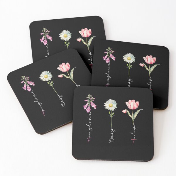 Item preview, Foxglove Daisy Tulip Floral Subtle designed and sold by lidanmasi.