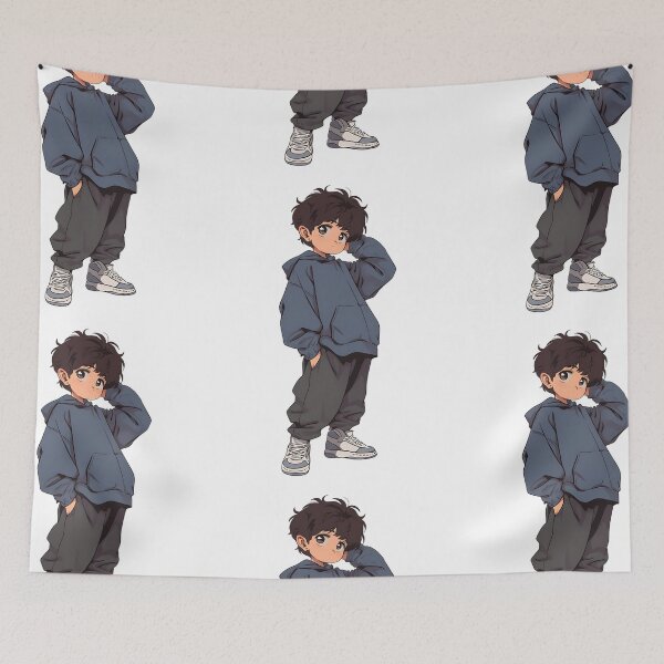 Item preview, Relaxing Chibi Lofi Boy designed and sold by bapupa.