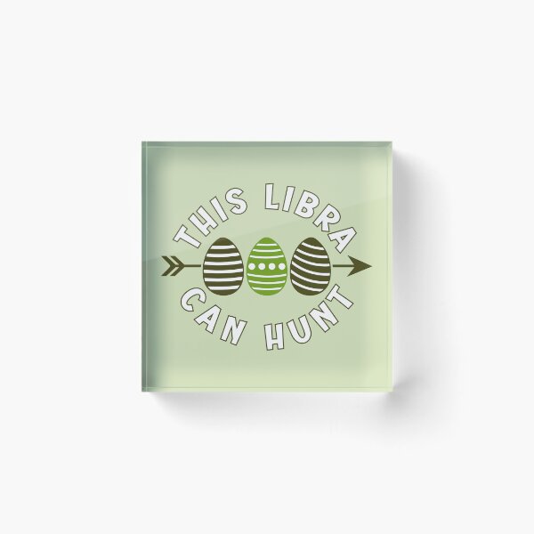 Item preview, This Libra can hunt - green Easter greetings for astrology lovers designed and sold by mariya-ivanova.