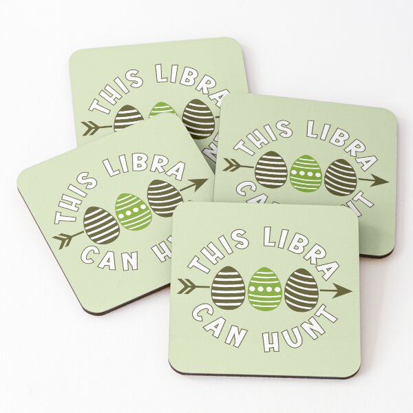 Item preview, This Libra can hunt - green Easter greetings for astrology lovers designed and sold by mariya-ivanova.