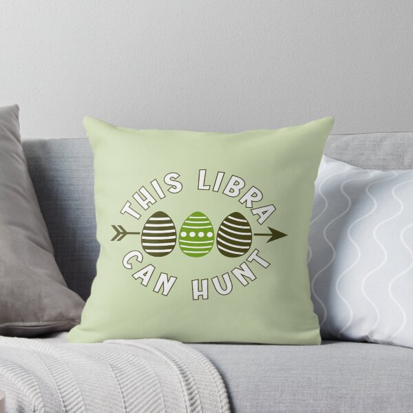 Item preview, This Libra can hunt - green Easter greetings for astrology lovers designed and sold by mariya-ivanova.