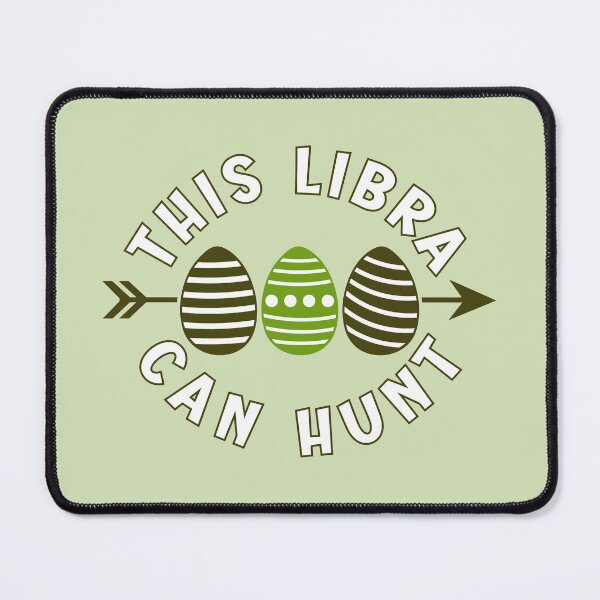 Item preview, This Libra can hunt - green Easter greetings for astrology lovers designed and sold by mariya-ivanova.
