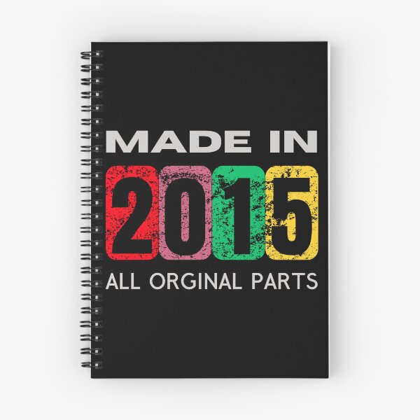 Item preview, Made in 2015 - Nostalgic Retro Gift | Unique Custom Apparel designed and sold by Psycho-Crazy.