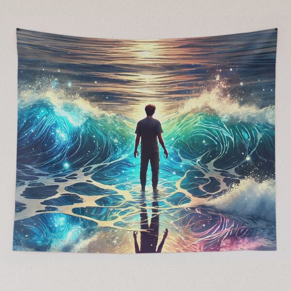 Item preview, Echoes of the Soul: A Cosmic Reflection designed and sold by AbstractAnom.