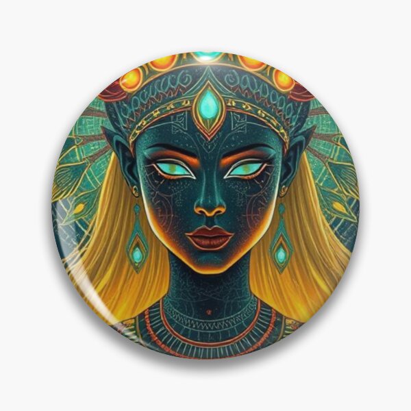 Item preview, Illuminated Cyberpunk Goddess - Futuristic Aztec Mayahuel designed and sold by Creativity Meets Healing.