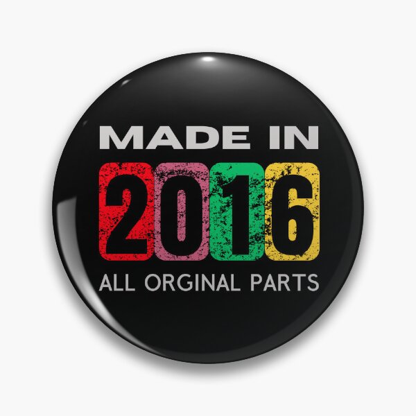 Item preview, Made in 2016 - Unique Gifts for Birthdays, Anniversaries & Special Events designed and sold by Psycho-Crazy.
