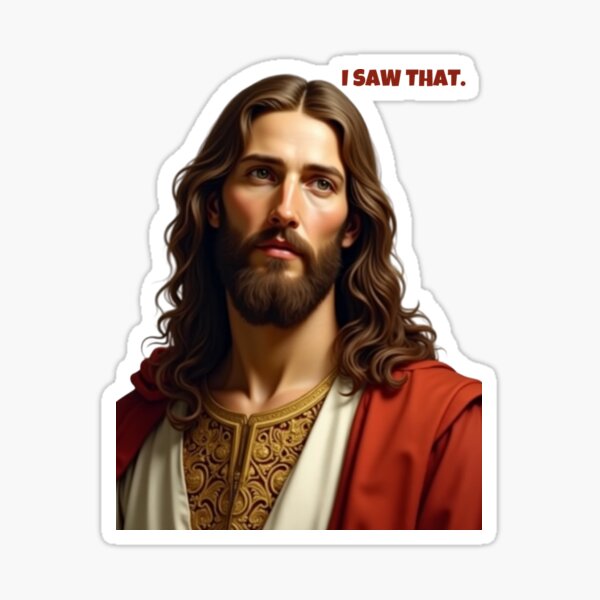 Item preview, "I Saw That: Jesus Christ Meme T-Shirt" designed and sold by BestBaShirts.