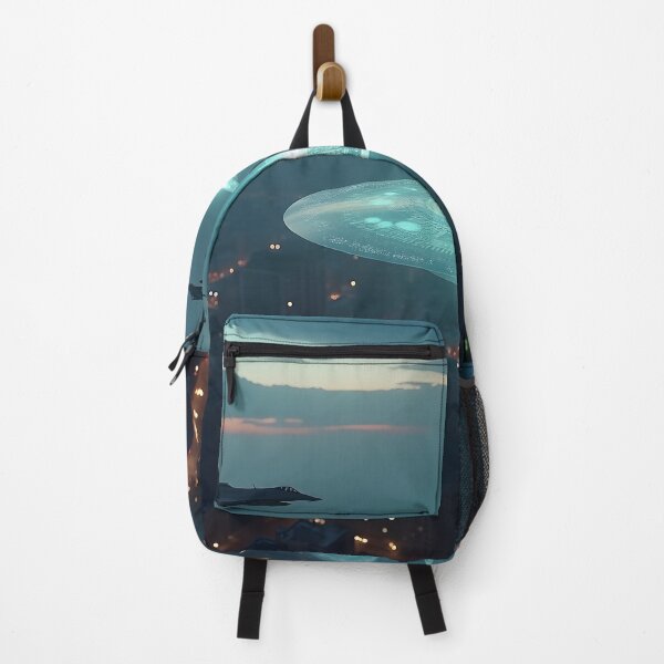 Item preview, UAP Encounter Over City designed and sold by AlienInkvasion.