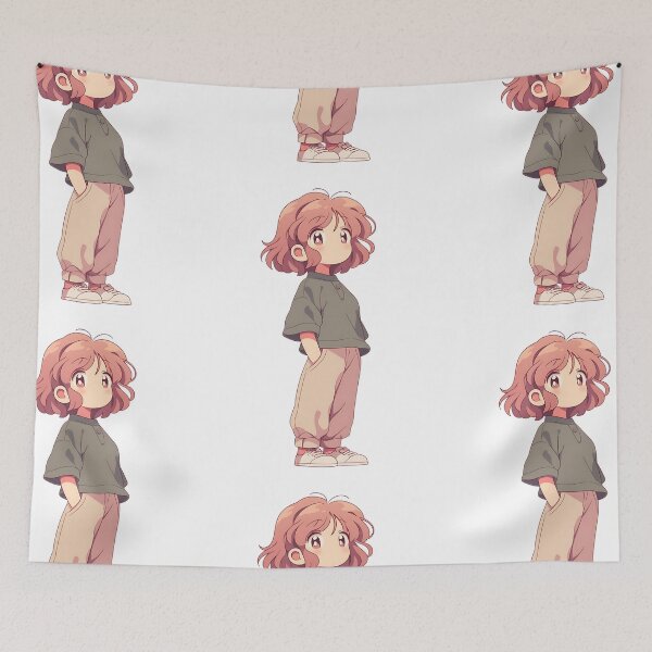 Item preview, Chibi Aesthetic Lofi Girl designed and sold by bapupa.
