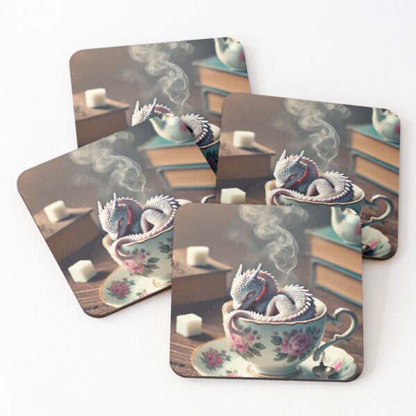 Item preview, Tea Time with the Teacup Dragon designed and sold by AbstractAnom.