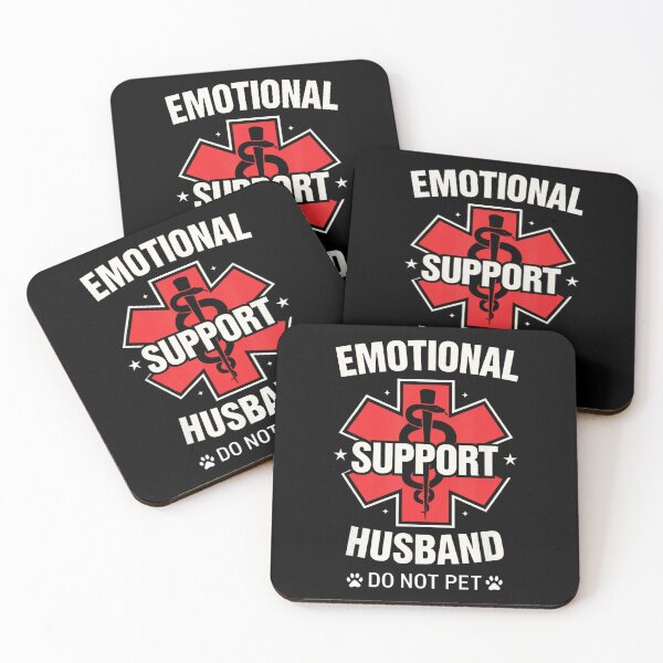 Item preview, Emotional Support Husband Do Not Pet Retro designed and sold by FantasyFablesC.
