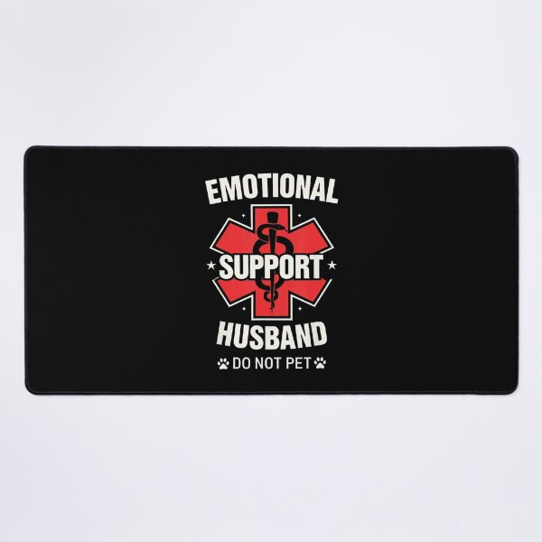 Item preview, Emotional Support Husband Do Not Pet Retro designed and sold by FantasyFablesC.