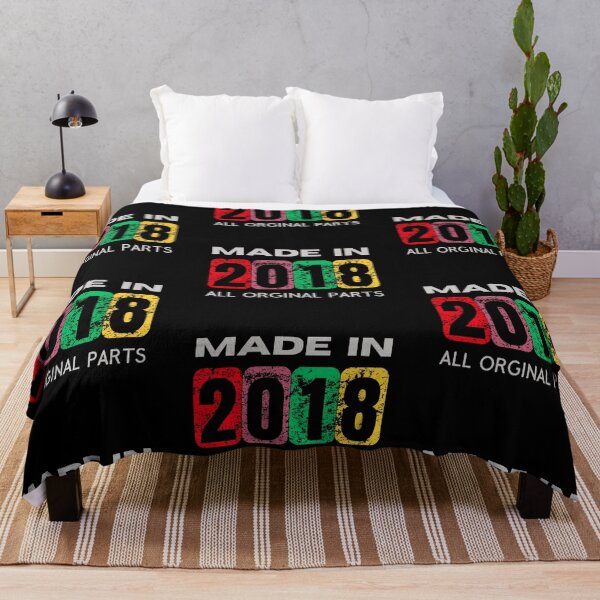Item preview, Made in 2018 - Retro and Unique Gift Ideas | Customizable Designs designed and sold by Psycho-Crazy.
