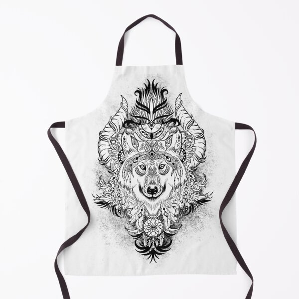Item preview, Brother Wolf Tribal Design designed and sold by rafaellagoart.