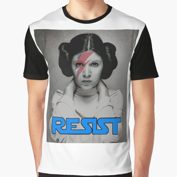Vista previa del artículo con la obra «Tatuaje facial de la General Leia Organa Rebelde Rebelde Resist», diseñado y vendido por Bob.