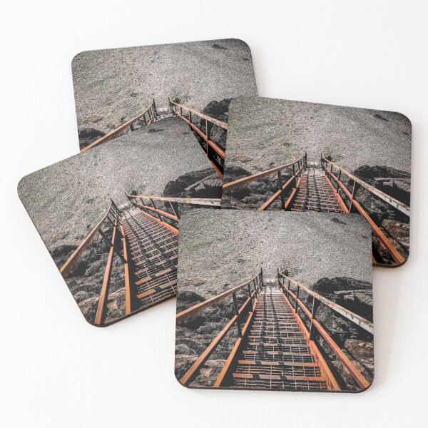 Item preview, rusty staircase designed and sold by The Artful Finch.