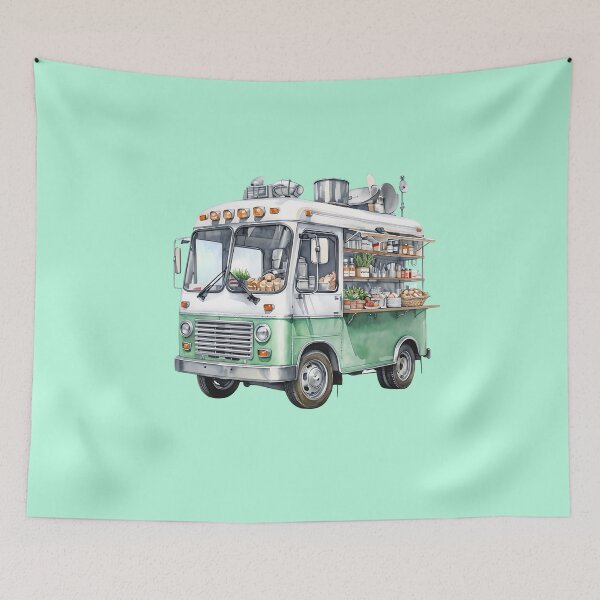 Item preview, food truck love designed and sold by seahorse crossing.
